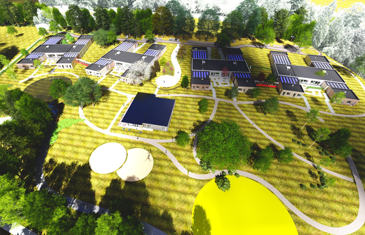 Vogelvlucht rendering